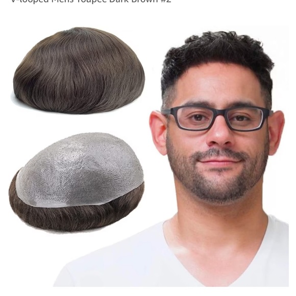 A brand new! Lord hair toupee for man, 100% European human hair, super thin - Picture 1 of 13